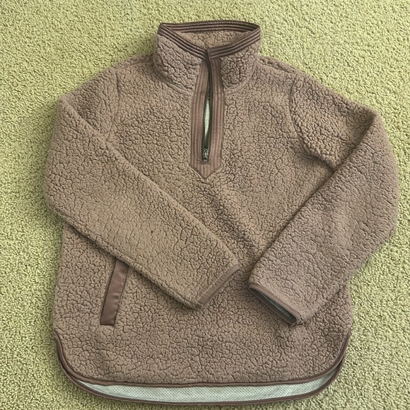 Abercrombie & Fitch HALF ZIP SHERPA PULLOVER - Picture 6 of 8